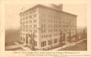 Washington DC Grace Dodge Hotel Exterior View Vintage Postcard AA29391