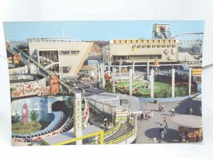 Pleasure Beach Amusement Park Blackpool Lancashire Vintage Postcard