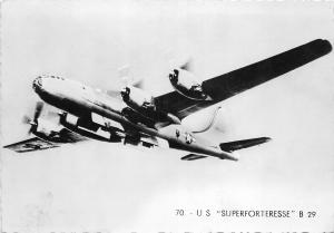 B71525 US Boeing Super Fortresse B 29 avion airplane France