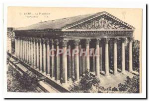 Paris (8th) Old Postcard La Madeleine