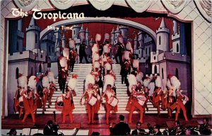 Postcard Folies Bergere Showgirls at Hotel Tropicana in Las Vegas, Nevada