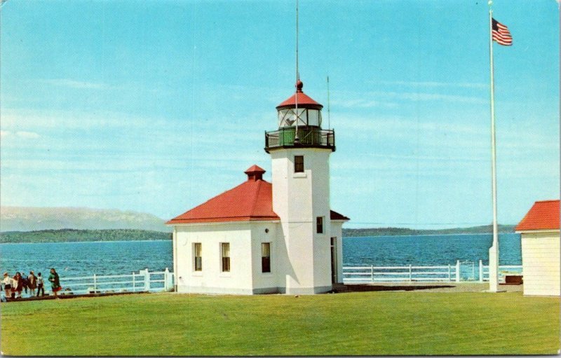 Washington, Seattle - Lighthouse At Alki Point - [WA-136]