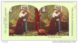 SV Soldiers Farewell,Couple in Romantic Embrace,1890s