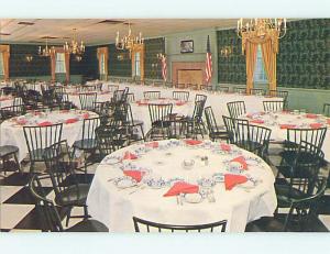 Unused Pre-1980 TOBACCO VALLEY INN RESTAURANT Windsor Connecticut CT u4729@