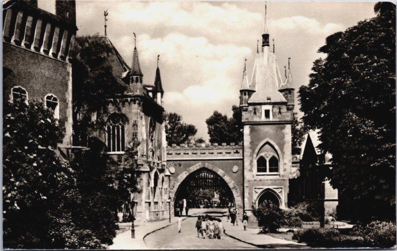 Hungary Budapest Vajdahunyad Vara Vintage RPPC C101