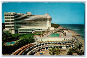 1955 Fontainebleau Resort-Hotel Miami Beach Florida FL Vintage Postcard