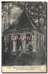 Postcard Abbey of Vaux Cernay S and O la Fontaine St Thibault