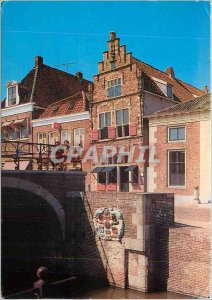 Postcard Modern Edam Captains House Museum with floating basement