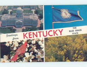 Unused Pre-1980 FOUR VIEWS ON ONE POSTCARD Frankfort Kentucky KY hn2968