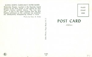 Vintage Postcard View of Waterside Theater Roanoke Island North Carolina N. C.