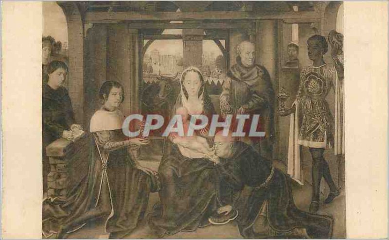 Postcard Old Bruges Hopital Saint John Adoration of the Magi