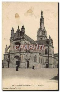 Old Postcard St Anne D & # 39Auray Basilica