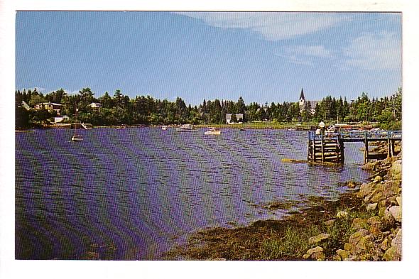 Hubbards Harbour Scene, Nova Scotia, Len Leiffer,