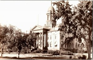 RPPC Court House, Windom MN Real Photo Vintage Postcard F32