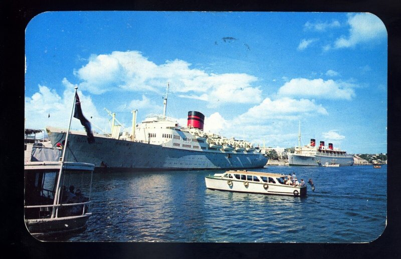 LS3613 - UK Liner - Furness Withy Line - Ocean Monarch - postcard