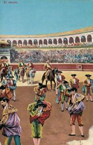 Spain Bullfighting El saludo 01.79