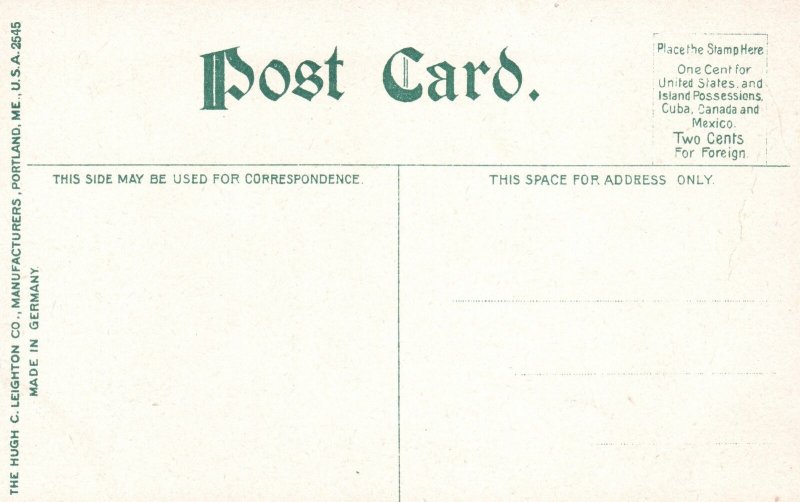 Vintage Postcard 1910's Steamers Castanets And Captain Visger Thousand Islands