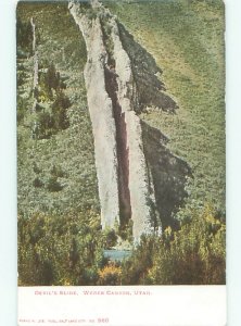 Pre-1907 NATURE SCENE Weber Canyon - Near Ogden & Salt Lake City Utah UT AD8501