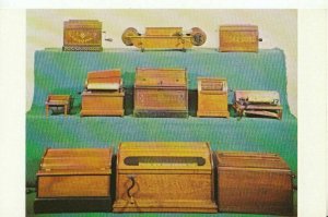 Music Postcard - 11 Paper & Roller Organs - 1886 Musical Casket - Florida TZ7751