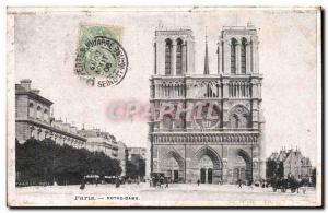 Paris Old Postcard Notre Dame