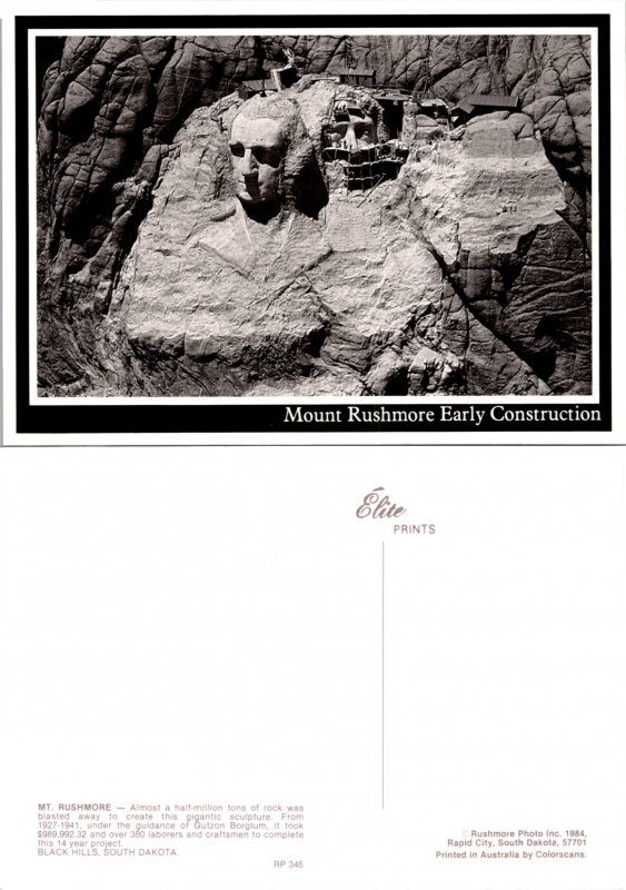 Mount Rushmore Early Construction (10357)