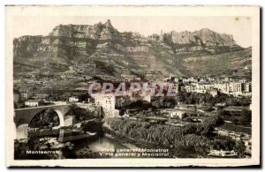 Old Postcard Montserrat Monistrol Vista General