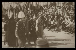 Germany 1921 WWI Hohenzollern Kaiserin Augusta Funeral  RPPC G96817