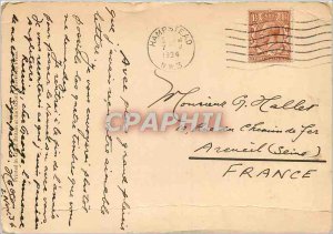 Postcard Old Mausoleum Room British Museum