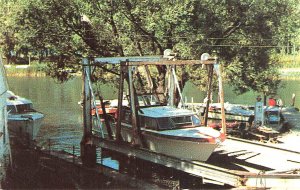 Geneva NY Seneca  Marine Mart Lake Outlet Boat , 2.25 x 3.5 Business Card.
