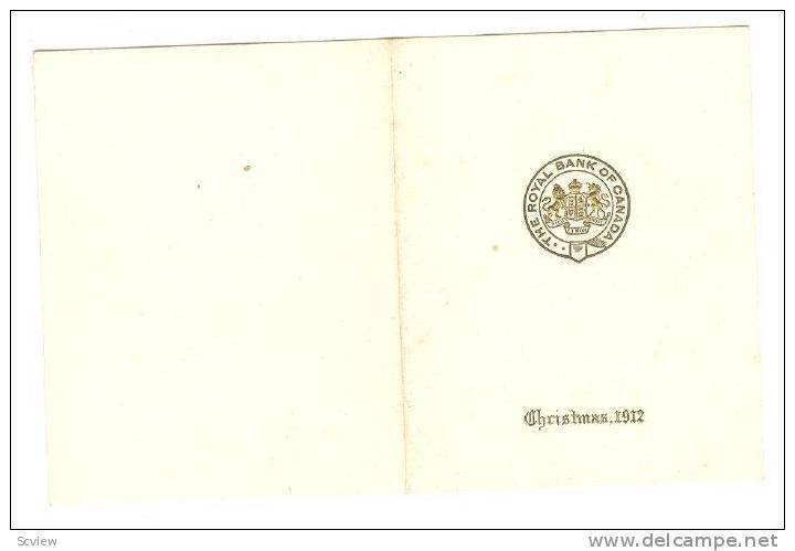 Greeting Card , The Royal Bank of Canada ,North Battleford , Saskatchewan , C...