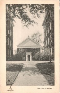 Holden Chapel Antique Postcard DB Cambridge Maynards Waban MA UNP Unused  