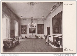 England Hampstead Ken Wood House Music Room Real Photo