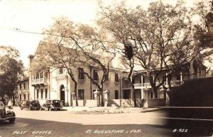 St Augustine Florida Post Office Real Photo Antique Postcard K79234