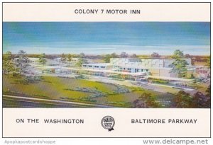 Baltimore Colony 7 Motor Inn On The Washington Baltimore Maryland