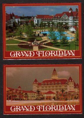Single Vintage Playing Card Disney's "Grand Floridian Hotel" Advert 