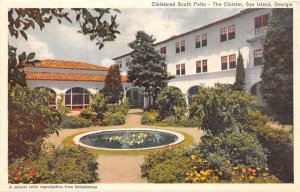 J61/ Sea Island Georgia Postcard c1940s Cloistered South Patio Cloister 171