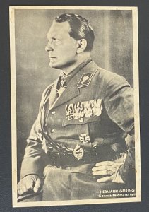 Mint WW 2 Germany Real Picture Postcard General  Hermann Goring