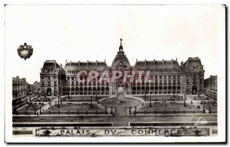 Postcard Old Rennes Palais Du Commerce