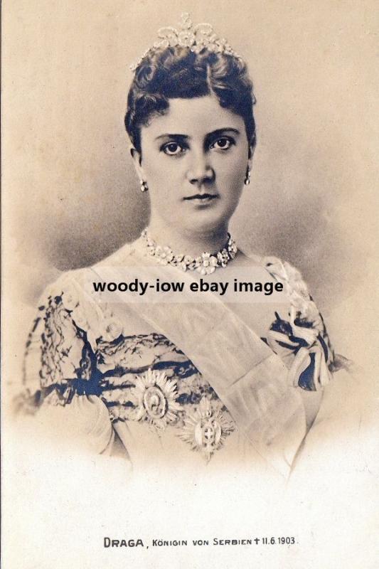 mm947 - Murdered Queen Draga of Serbia - Royalty photo 6x4