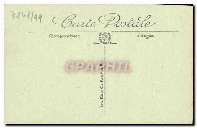 Old Postcard Caen L & # 39Eglise Saint Sauveur Portal