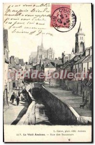 Old Postcard The Old Amiens Rue Des Tanneurs