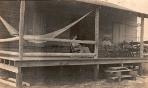 Vintage Postcard 1910's A Relaxing Townhouse to Take A Seat And Enjoy Old House