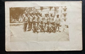 Mint Australia Real Picture Postcard RPPC WW1 Australian Soldiers Photo