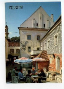 493242 USSR 1990 year Lithuania Vilnius Cafe Medininkai postcard