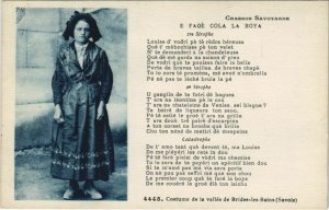 CPA BRIDES-les-BAINS Costume - Femme - Type - Chanson Savoyarde (1193015)