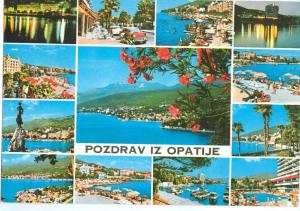 Croatia, Pozdrav Iz Opatije, 1987 used Postcard