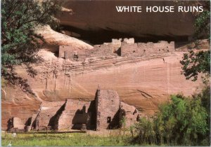 Postcard AZ Canyon De Chelly - White House Ruins