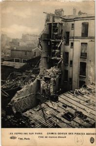 CPA AK LES ZEPPELINS SUR PARIS Cote de maison éboulé (194677)