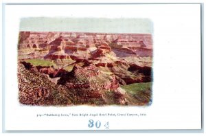 c1960s Battleship Iowa From Bright Hotel Angel Grand Canyon AZ Embossed Postcard