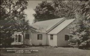 Amherst MA Bowditch Lodge Postcard